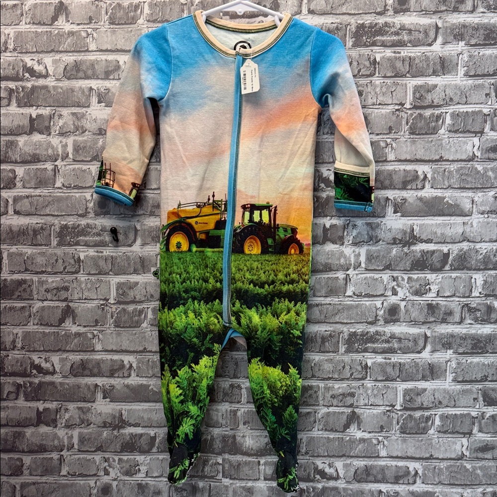 NWT Inchworm Alley Tractor Print One‎ Piece